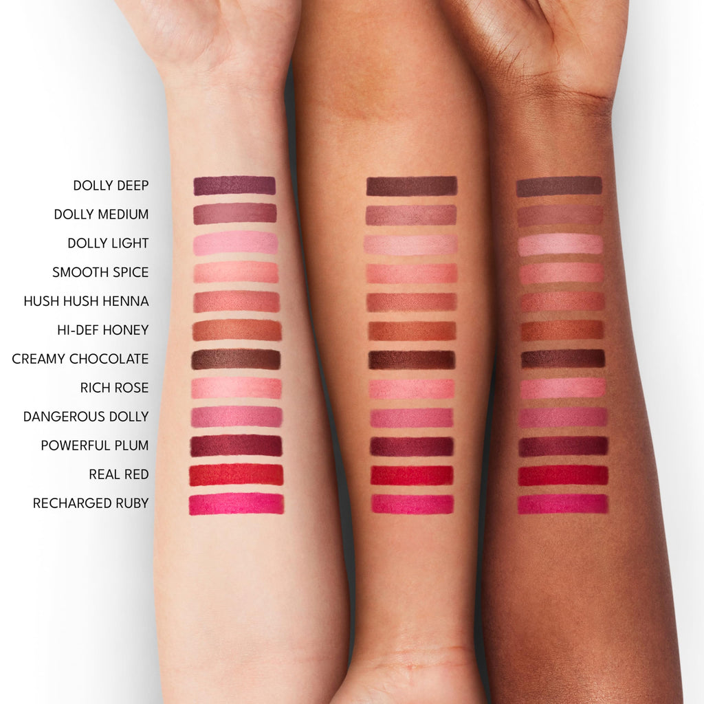 BUXOM Power Line Plumping Lip Liner – Recharged Ruby | Waterproof Matte, 8h Wear