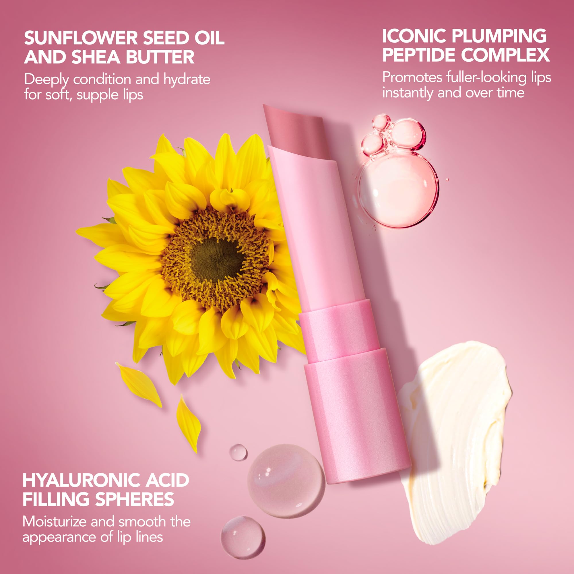 BUXOM Full-On Plumping Lip Glow Balm Blackberry Jam – Hydration, Glow & Tint