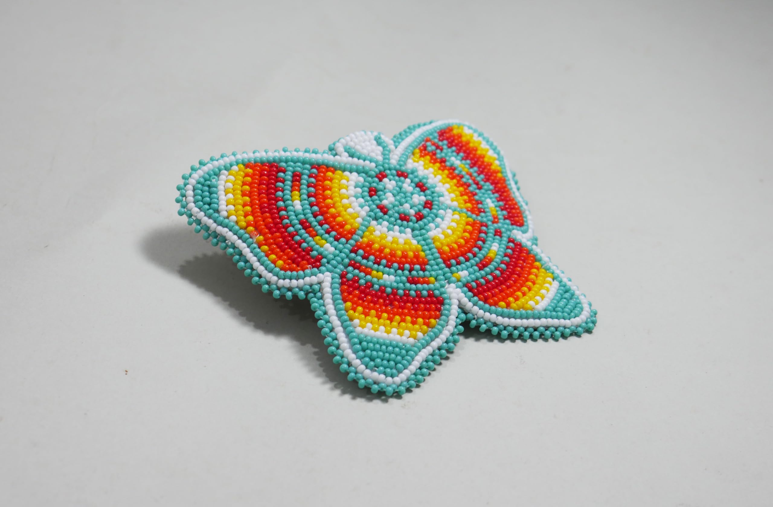 buybeaded Beaded Hair Clips Native American Style Handmade – Butterfly Turquoise