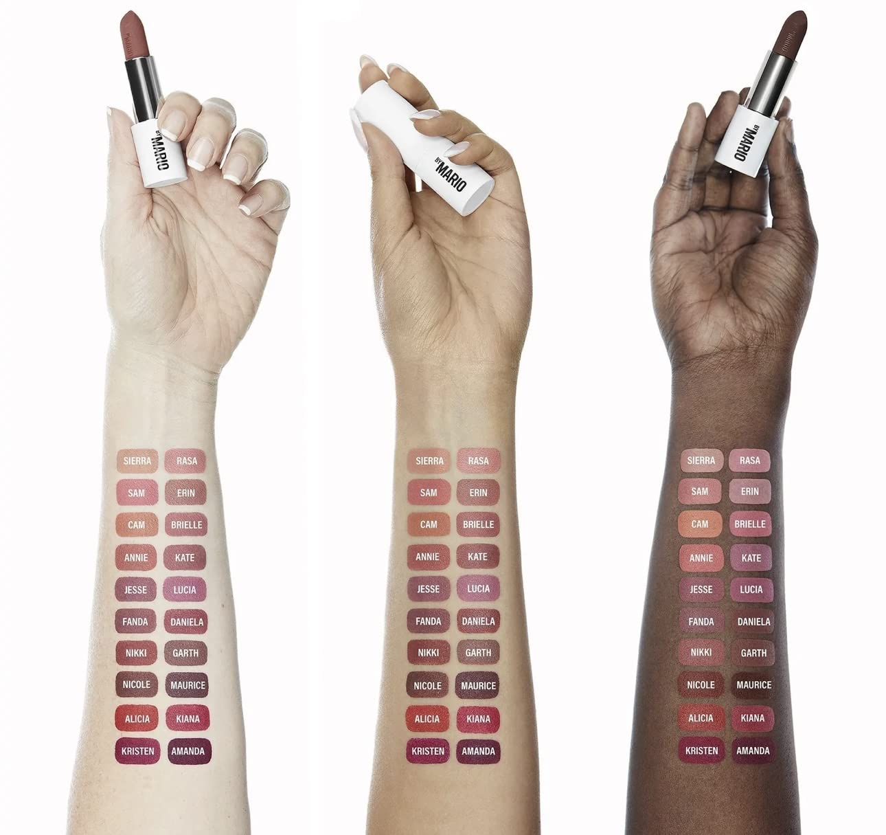 BY MARIO Ultra Suede Lipstick – Hydrating Matte Color in 20 Shades