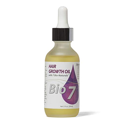 By Natures Bio 7 Hair Growth Oil 2 Oz – 2 Pack | Strengthen, Thicken & Nourish Hair