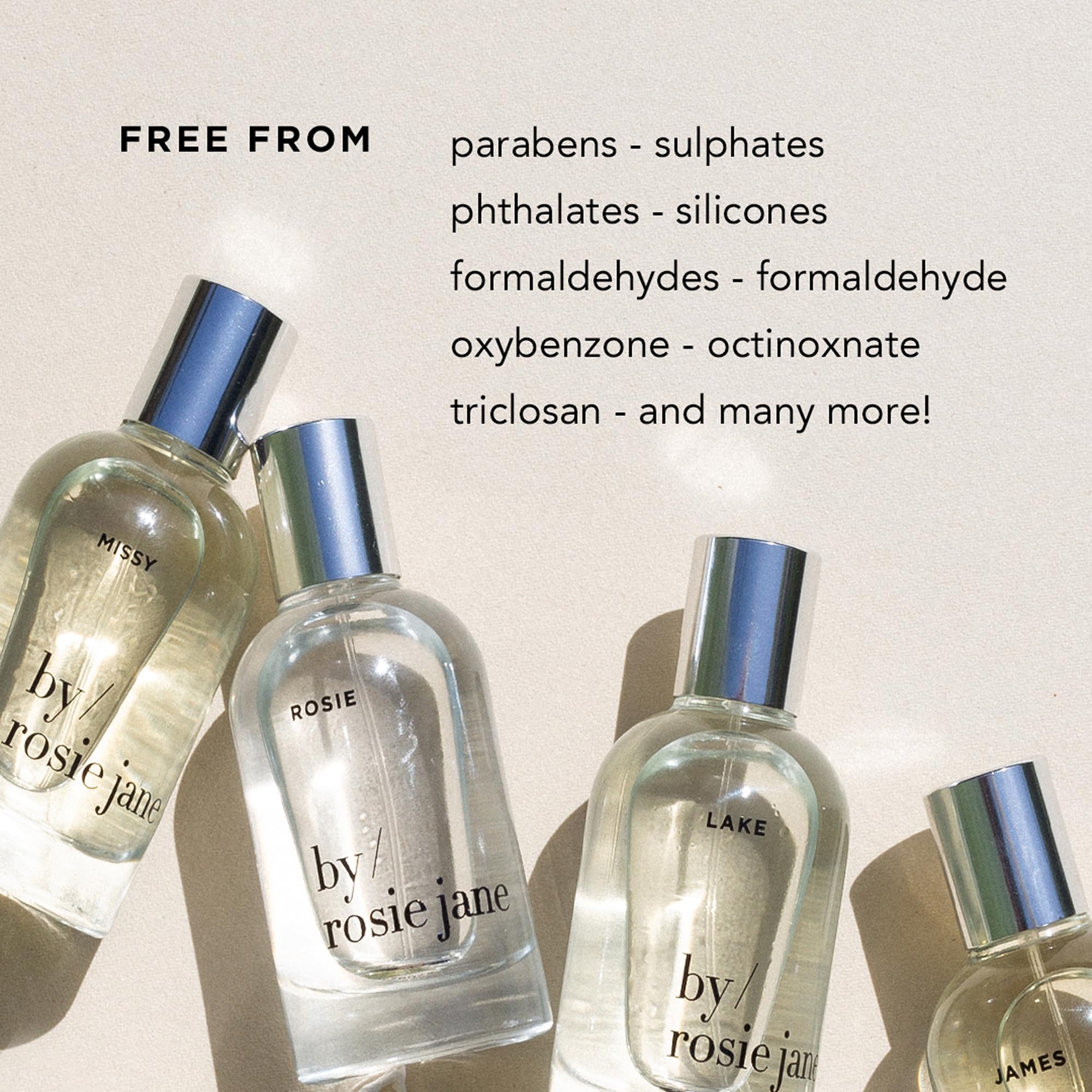 By Rosie Jane James Eau de Parfum – Clean, Non-Toxic 50ml