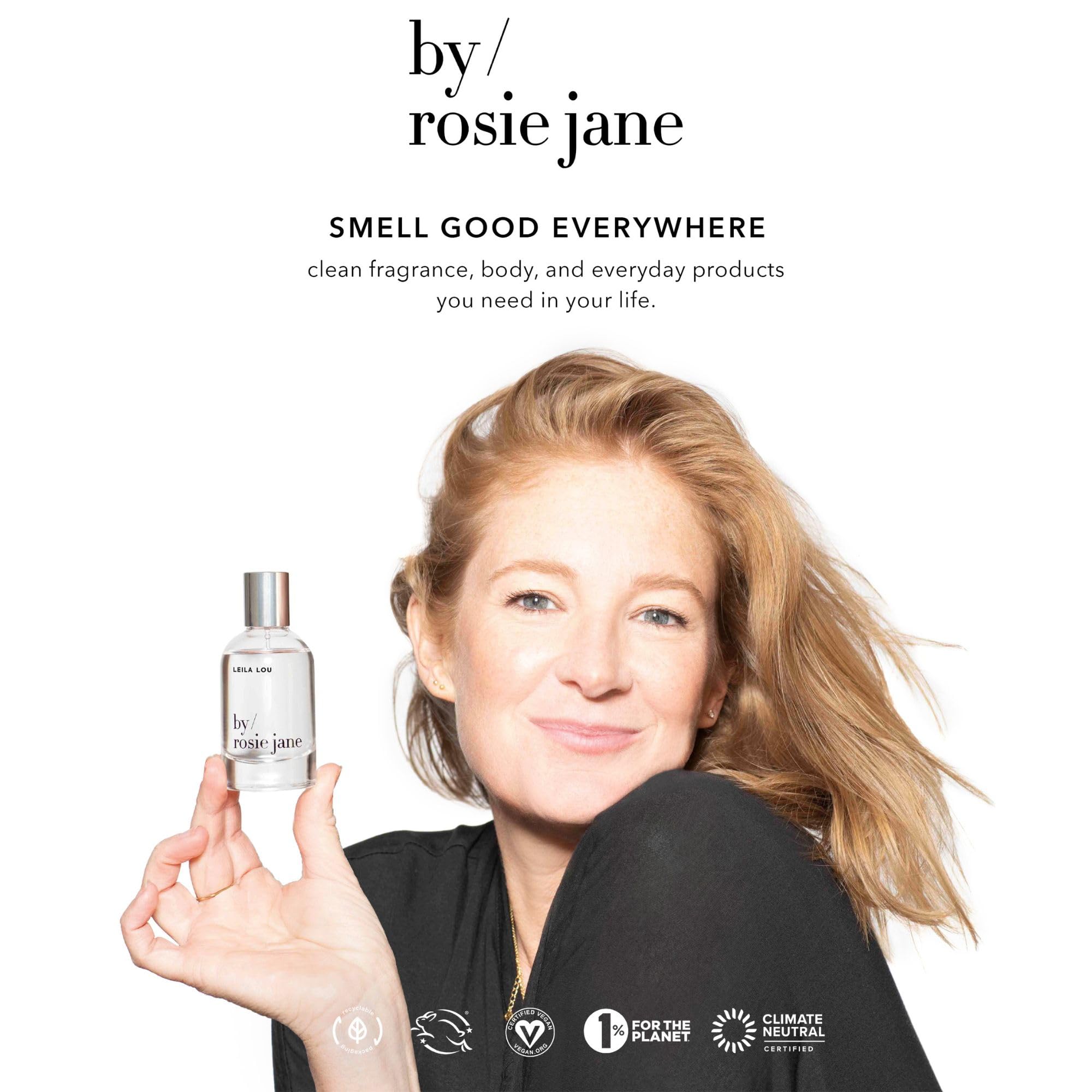 By Rosie Jane Perfume Oil (Lake) – Travel Size Roll-On with Vanilla, Lakeside Lemon & Cedar