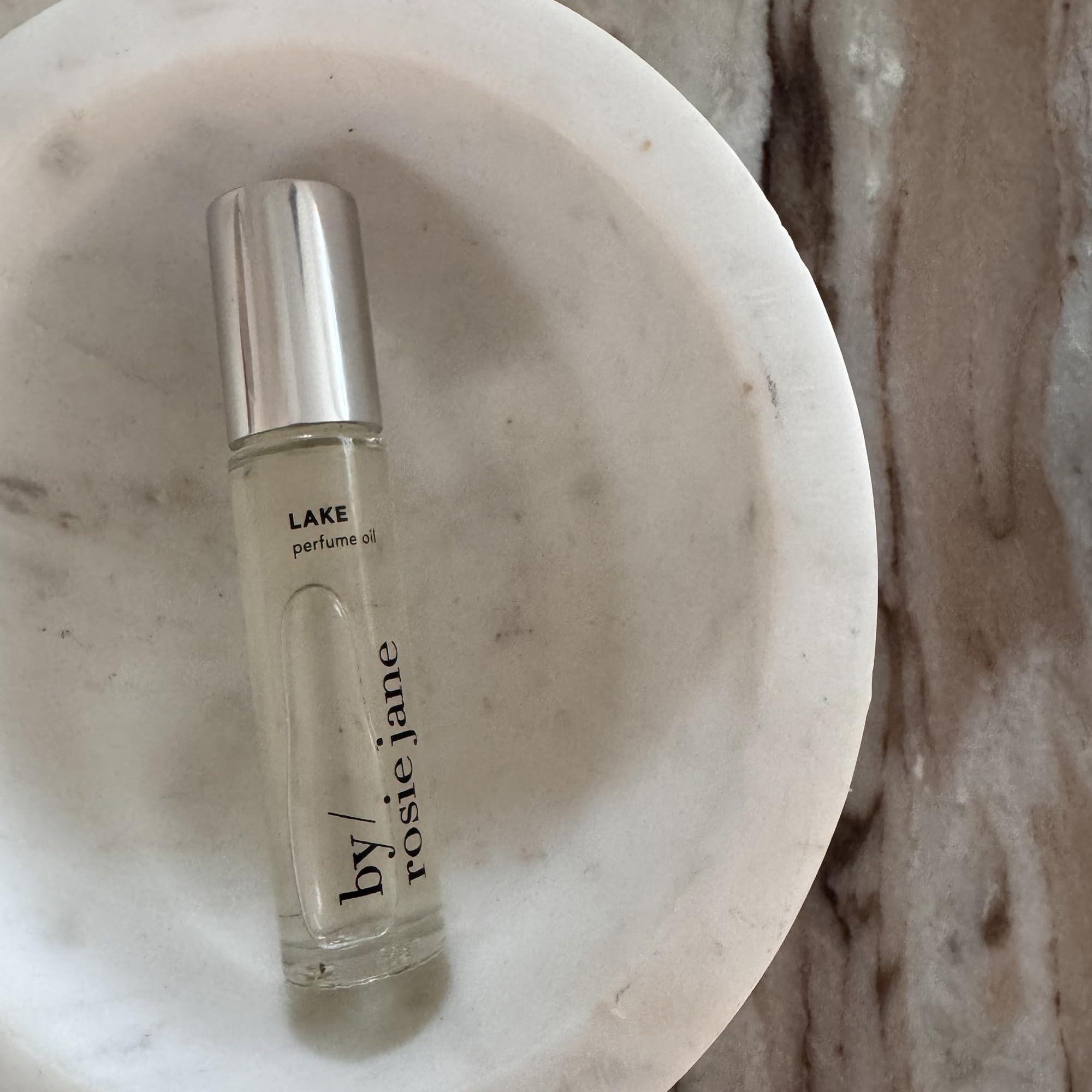 By Rosie Jane Perfume Oil (Lake) – Travel Size Roll-On with Vanilla, Lakeside Lemon & Cedar