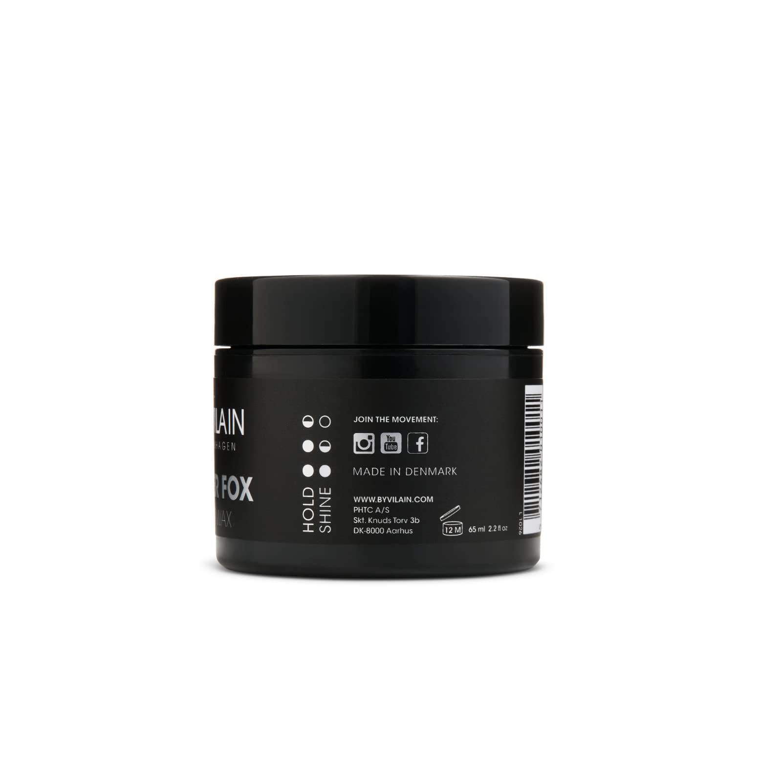 By Vilain Silver Fox Mud Wax – Super Strong Hold, Medium Shine, 2.2oz