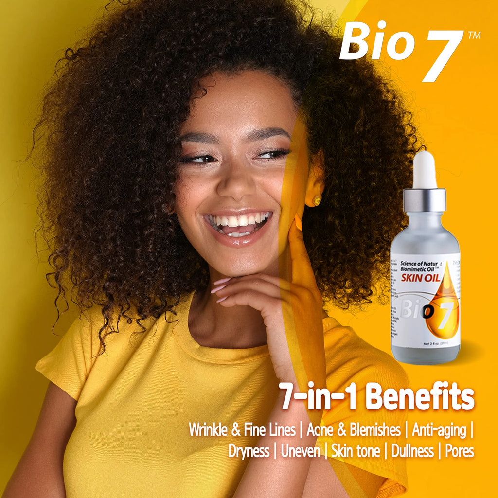 By Natures Bio7 Skin Oil — Biomimetic Oil for Radiant, Even Skin (2 fl oz / 59 ml)