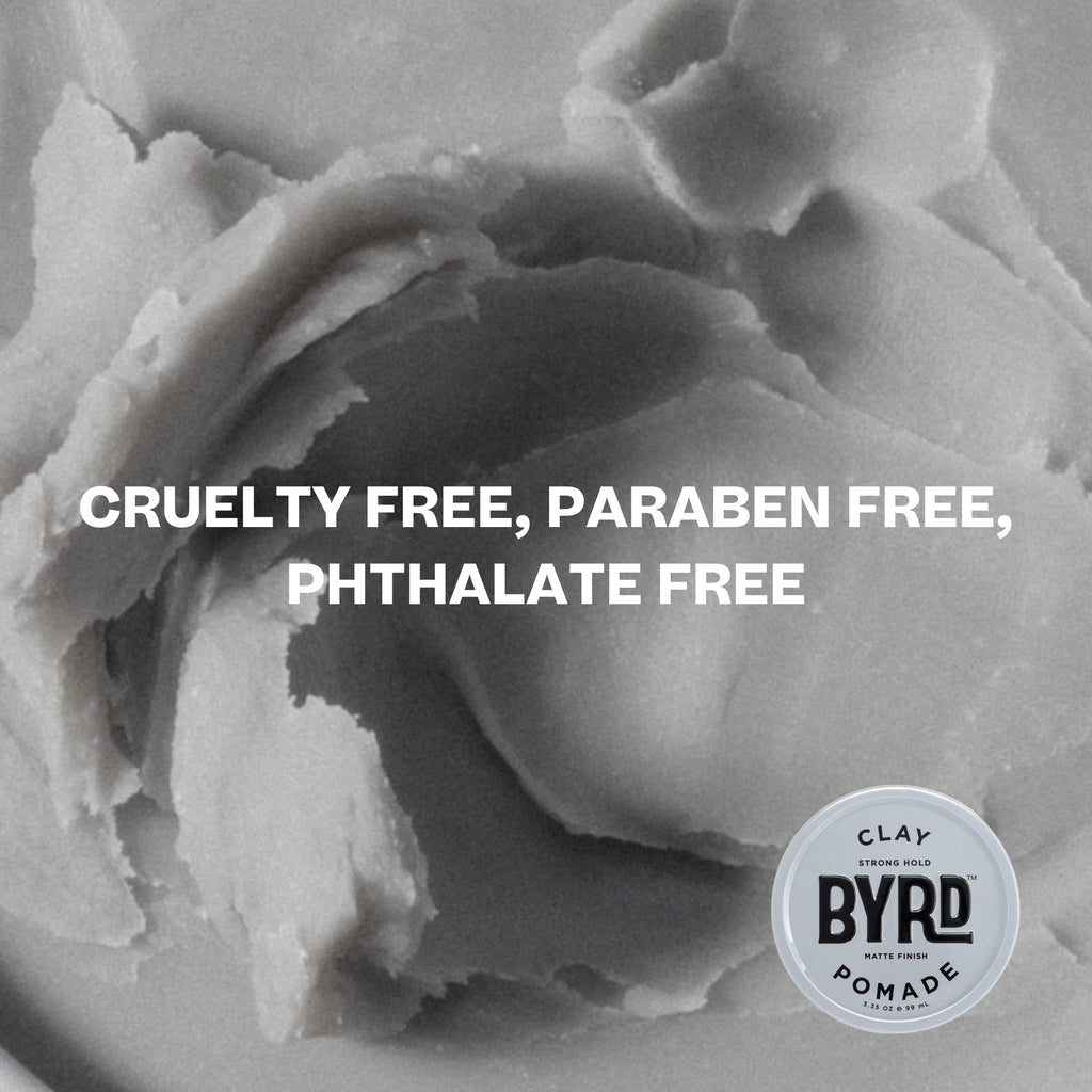 BYRD Hair Clay Pomade 2-Pack - Strong Hold, Ultra Matte Finish, Volume & Sculpt
