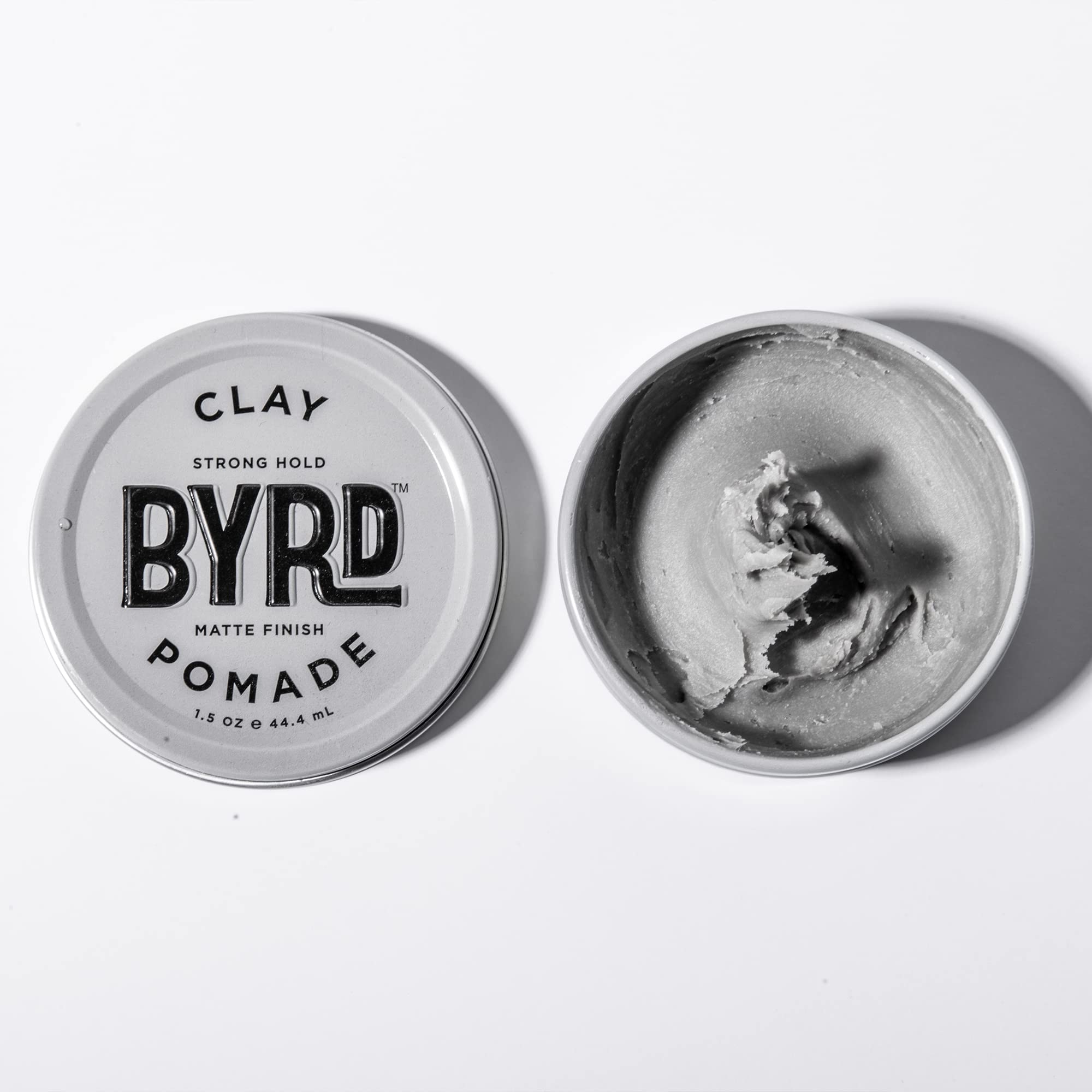 BYRD Hair Clay Pomade 2-Pack - Strong Hold, Ultra Matte Finish, Volume & Sculpt