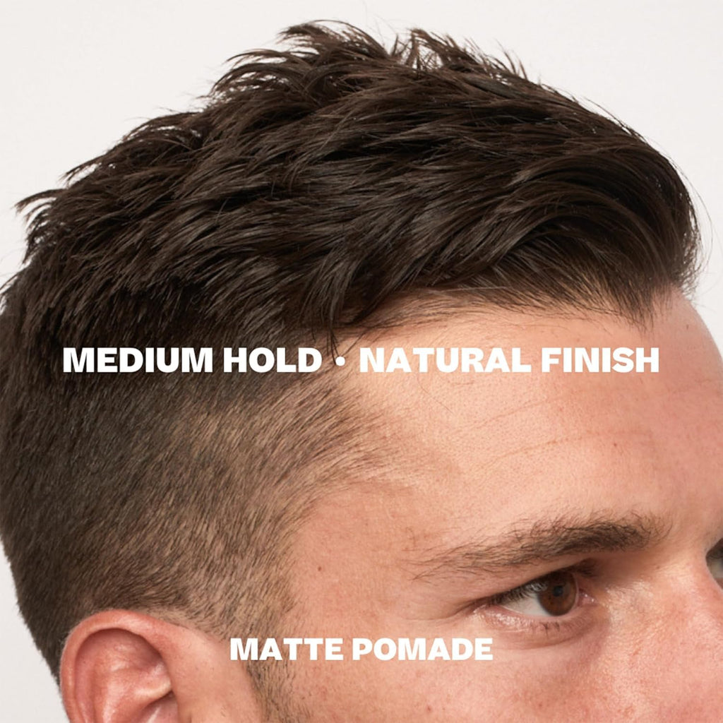BYRD Hairdo Matte Pomade 2-Pack – Medium Hold & Matte Finish + Salty Coconut Car Air Freshener (3.35 oz Each)