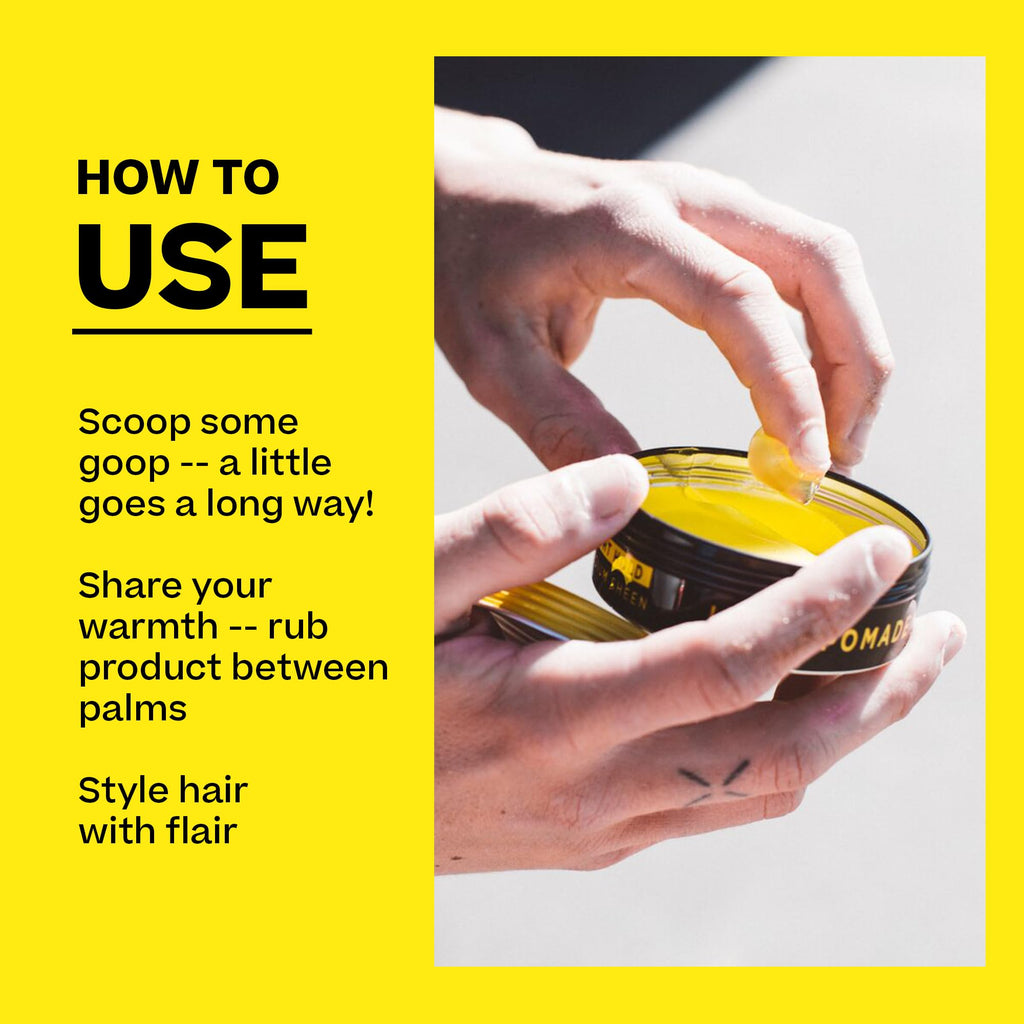 BYRD Hairdo Slick Pomade 2-Pack – Flexible Hold, Medium Shine
