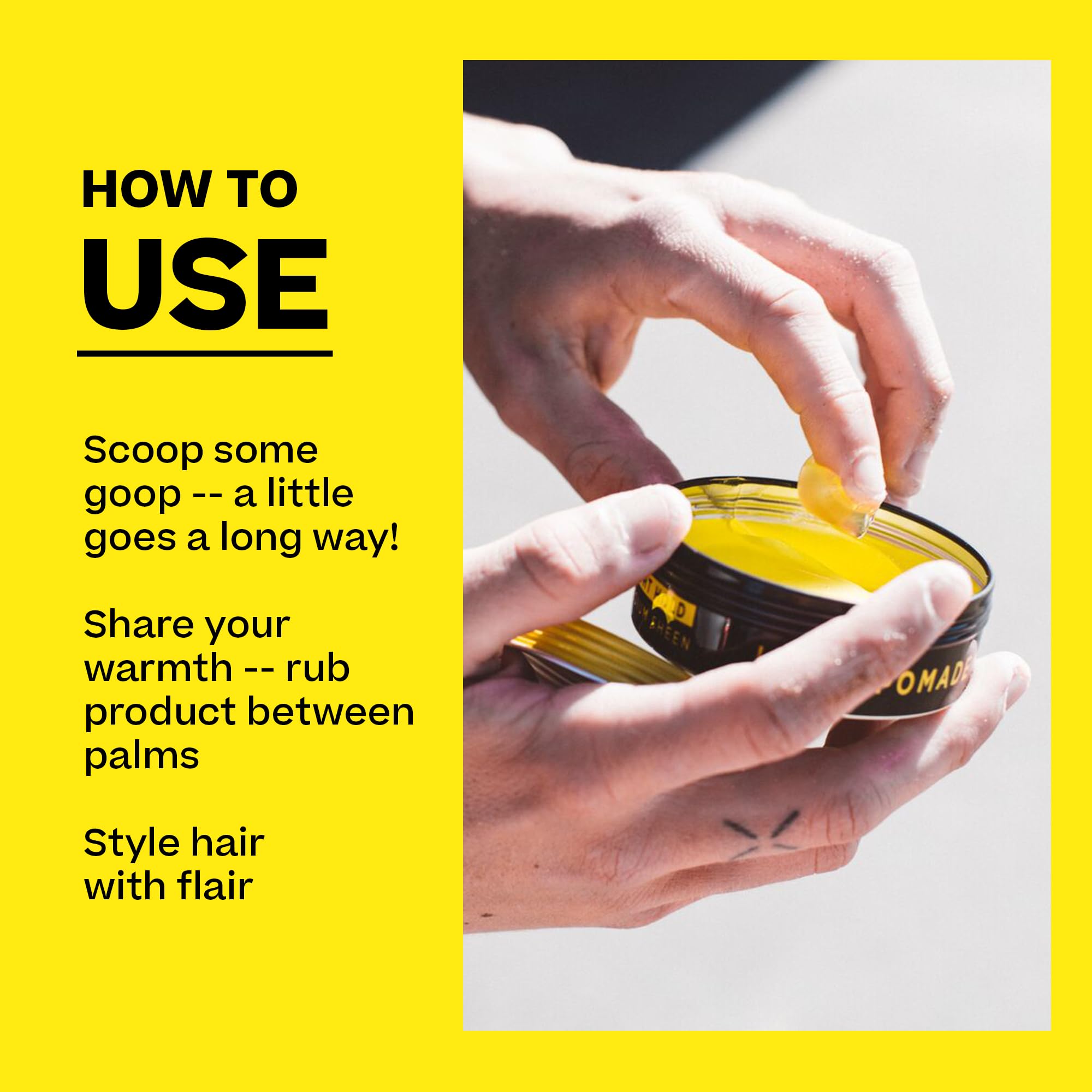BYRD Hairdo Slick Pomade 2-Pack – Flexible Hold, Medium Shine