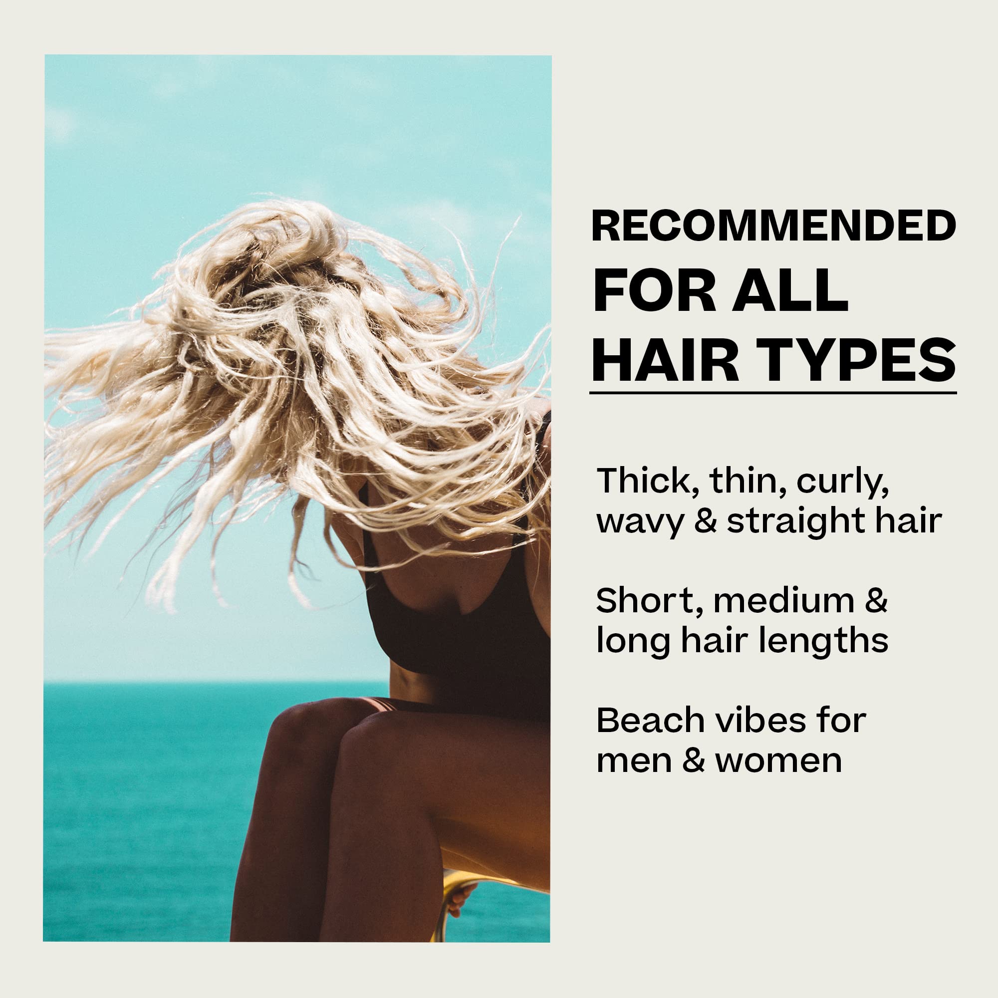 BYRD Sea Salt Surfspray – Salty Coconut Scent, Texturizing & Volumizing Sea Salt Spray for Men, 8 oz, Pack of 2