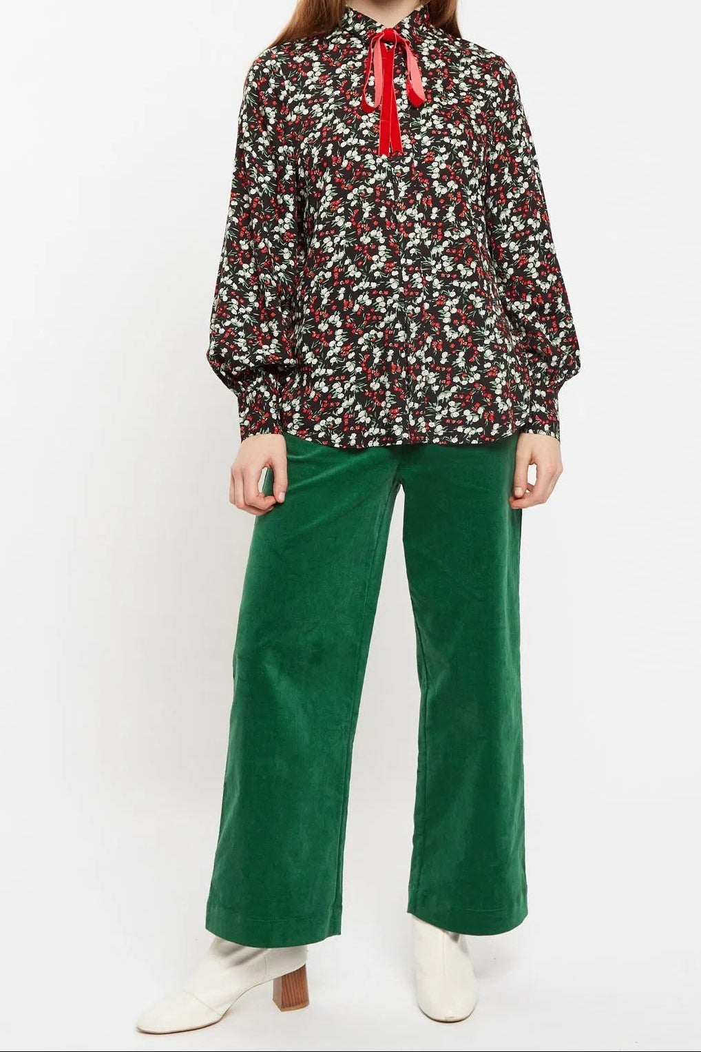 Louche Byron Jolly Ditsy Print Long Sleeve Shirt
