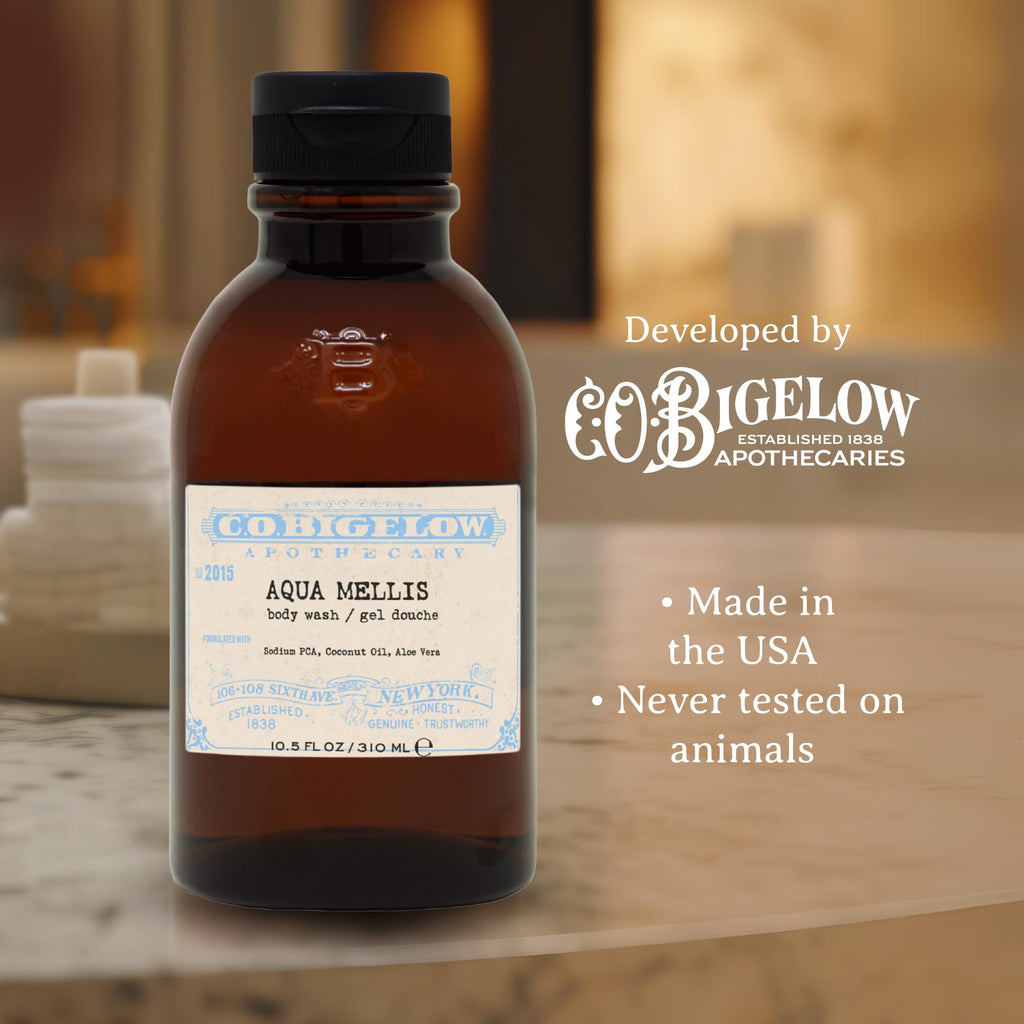 C.O. Bigelow Aqua Mellis Body Wash – Moisturizing Coconut & Aloe, 10.5 Fl Oz
