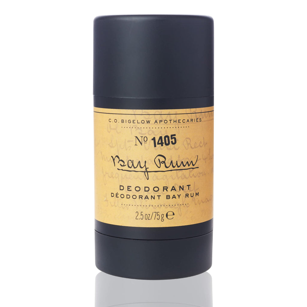 C.O. Bigelow Bay Rum Aluminum-Free Deodorant for Men – Citrus & Spice Gel Stick 2.5 oz