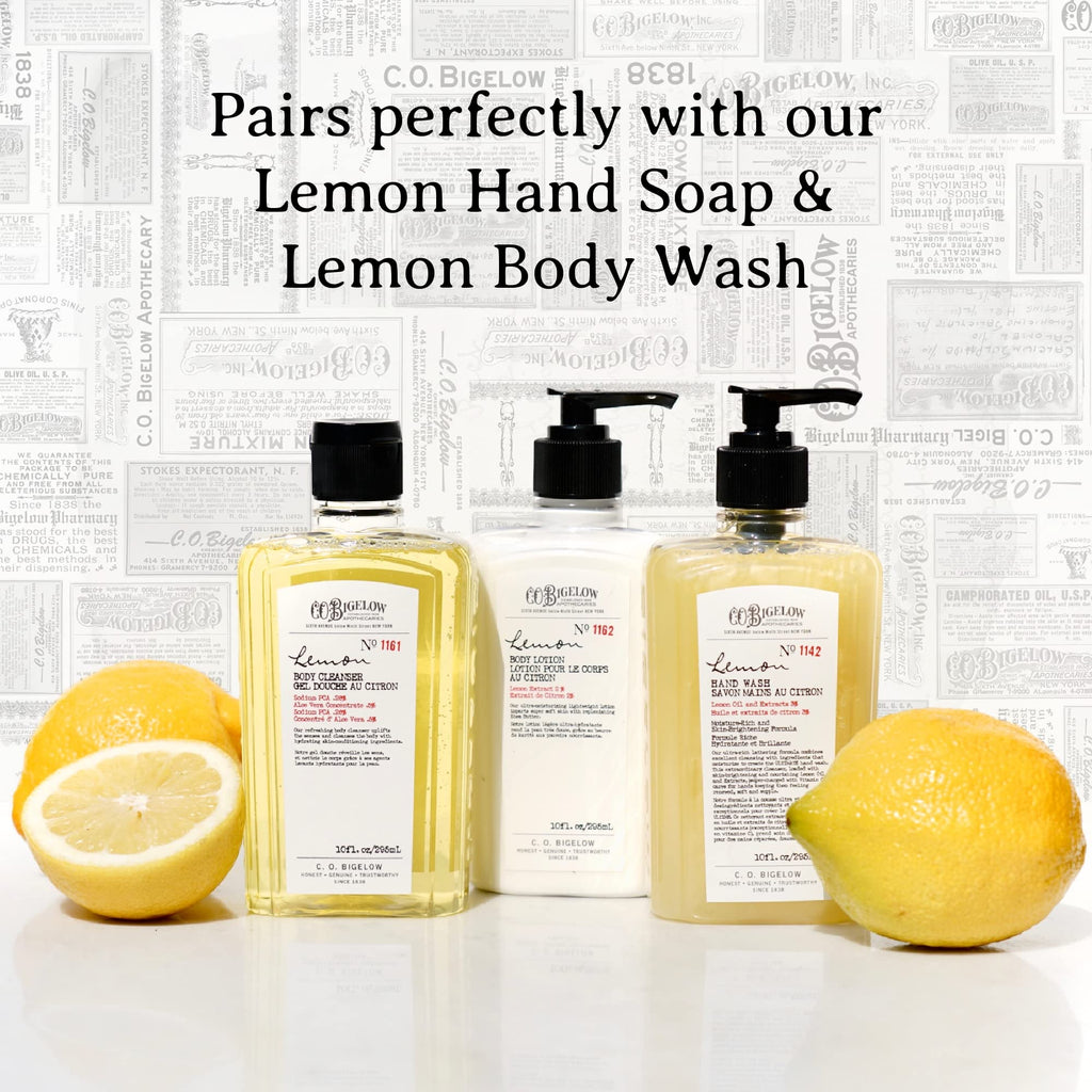 C.O. Bigelow Lemon Body Lotion – Moisturizing Lotion for Dry Skin with Shea Butter & Lemon Extract, 10 fl oz