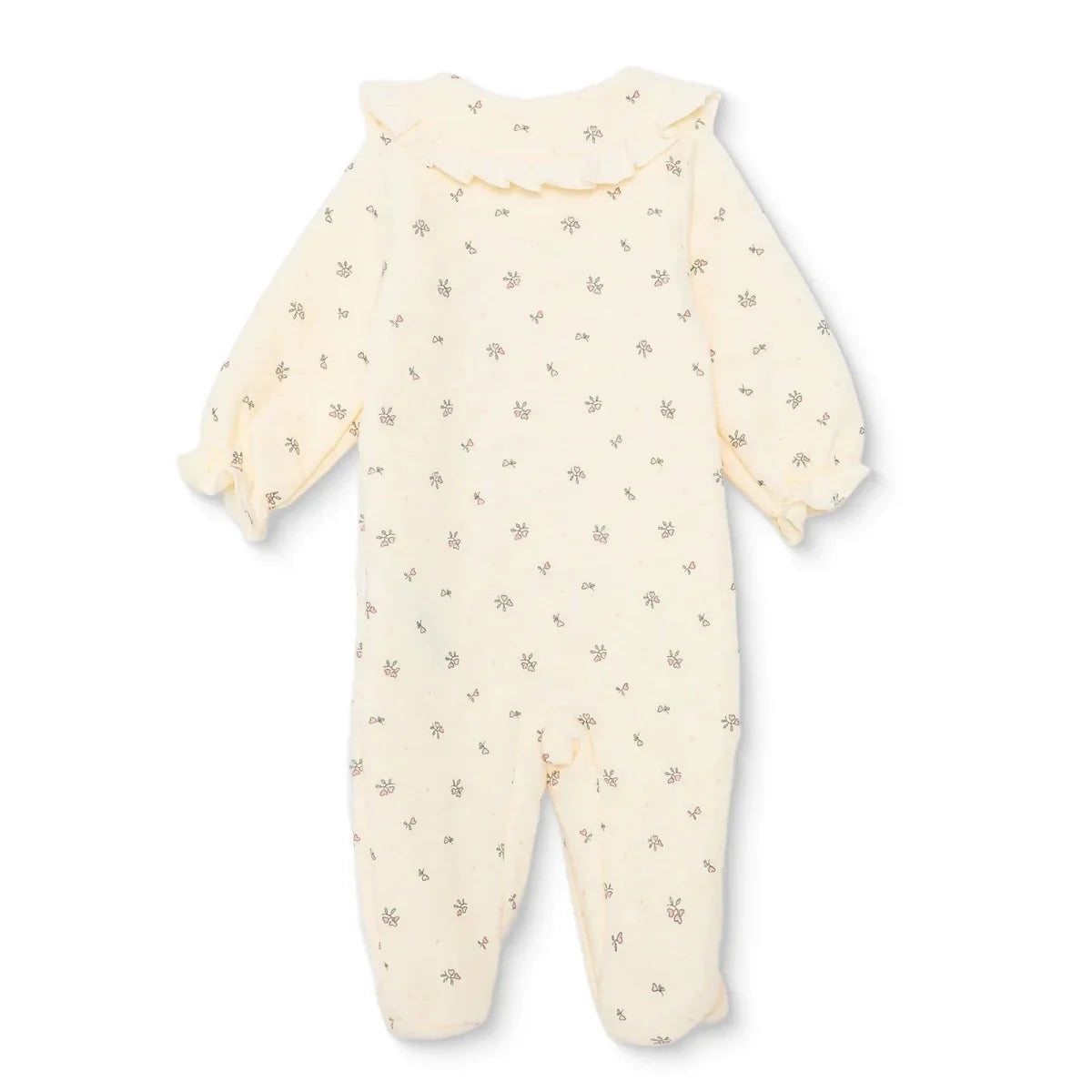Bebetto Quilted Long Sleeve Baby Sleepsuit with Feet (Newborn to 6-9 Months)