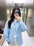 High-quality Plaid Shirt Casual Loose-fitting Versatile Outerwear With A Stylish Layered And Laid-back Vibe