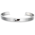 Stainless Steel Mama Bear Bracelet Mother's Day Gift