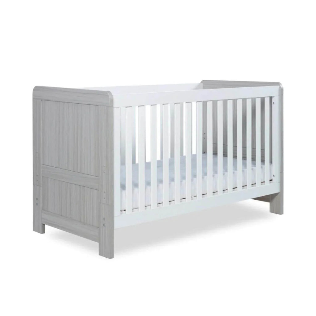 Ickle Bubba Pembrey Cot Bed Ash Grey - Without Mattress