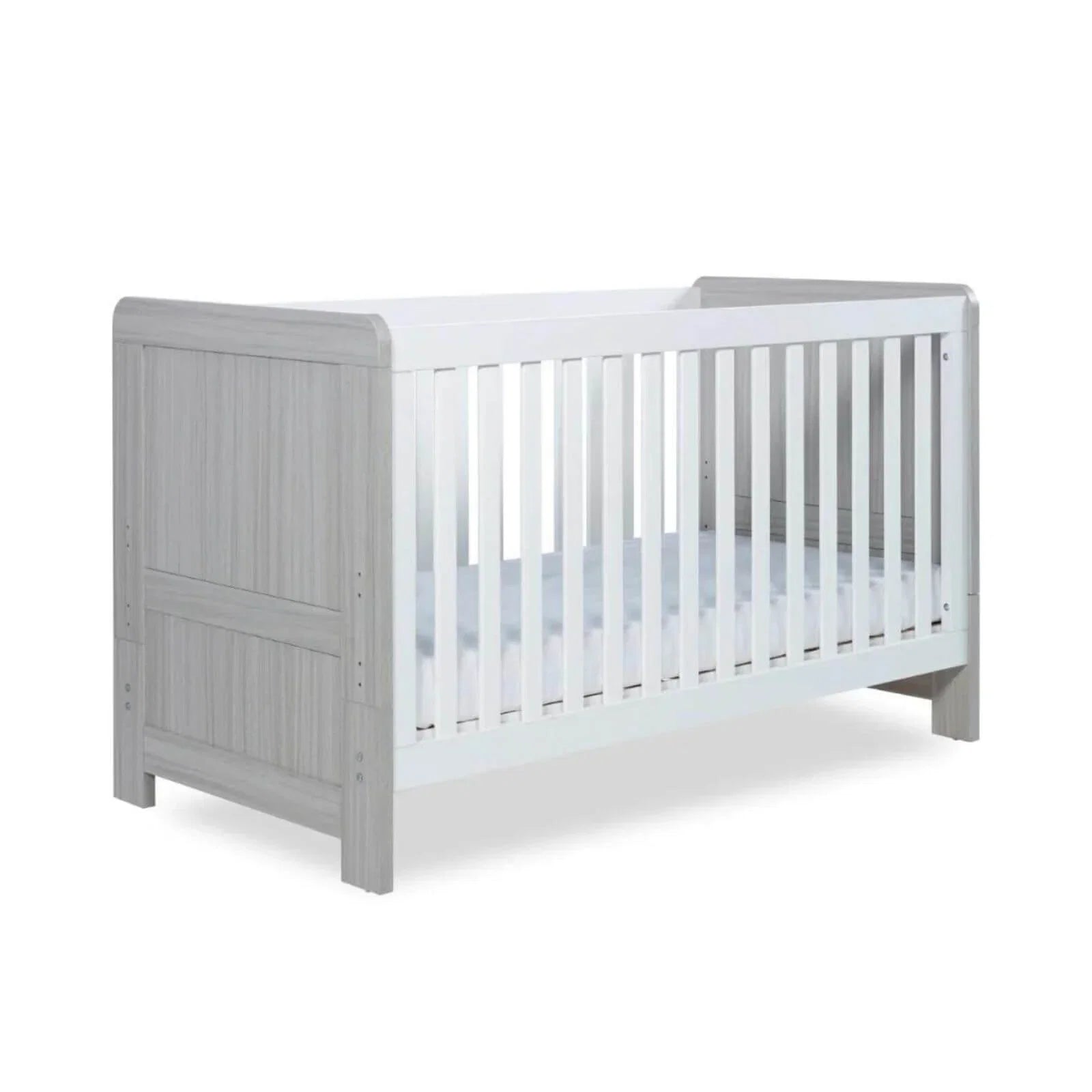 Ickle Bubba Pembrey Cot Bed Ash Grey - Without Mattress