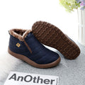 Winter Men's Cotton Shoes High-top Warm Fleece-lined