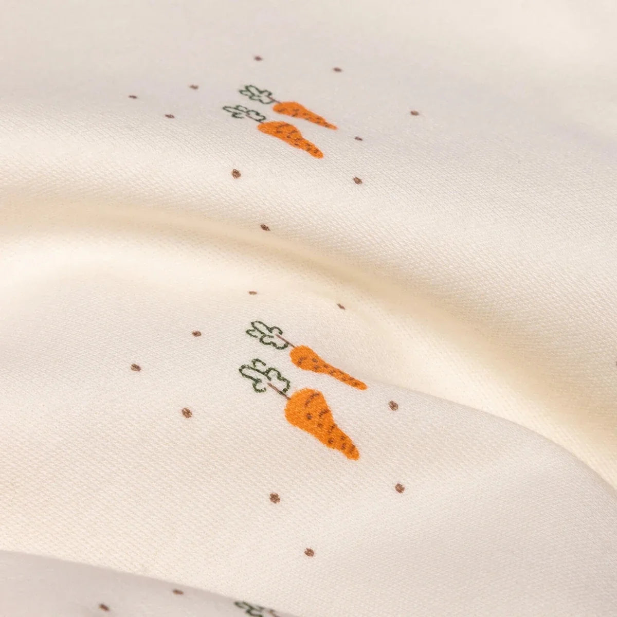 Bebetto Boys Bodysuit & Footed Bottom Set Animal Print Snap Fastening Baby Carrot Crew Neck Full Len - Brown