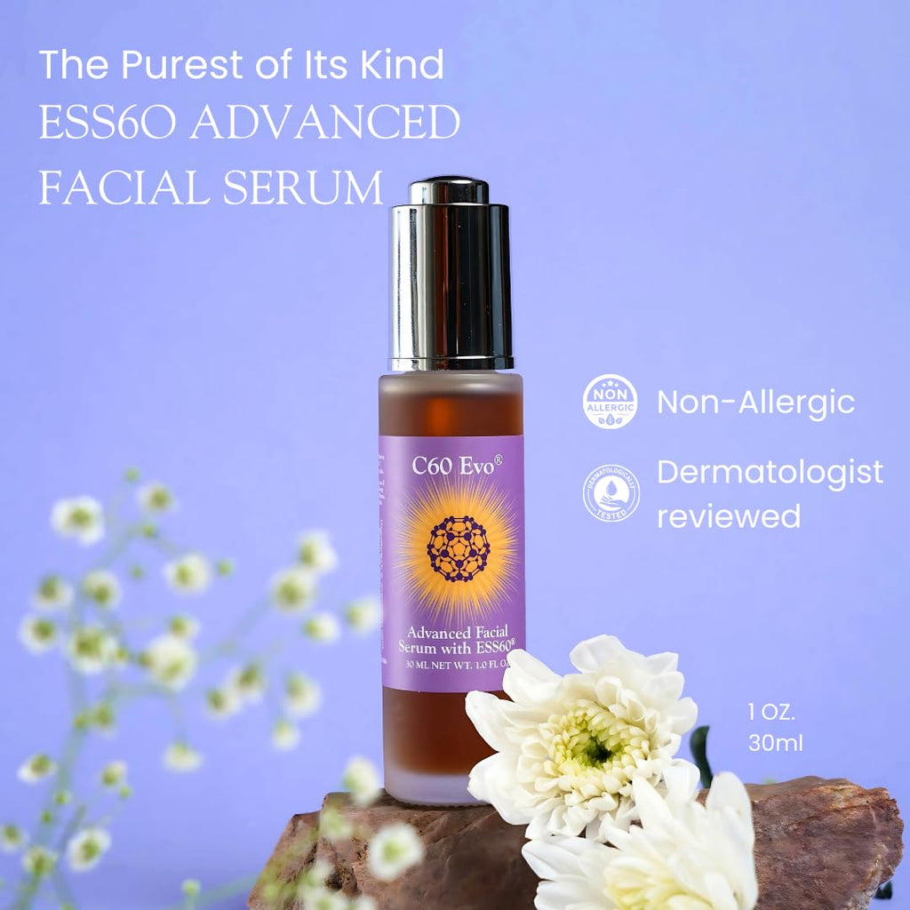 C60 Evo Advanced Facial Serum | Pure ESS60 & 21 Natural Ingredients