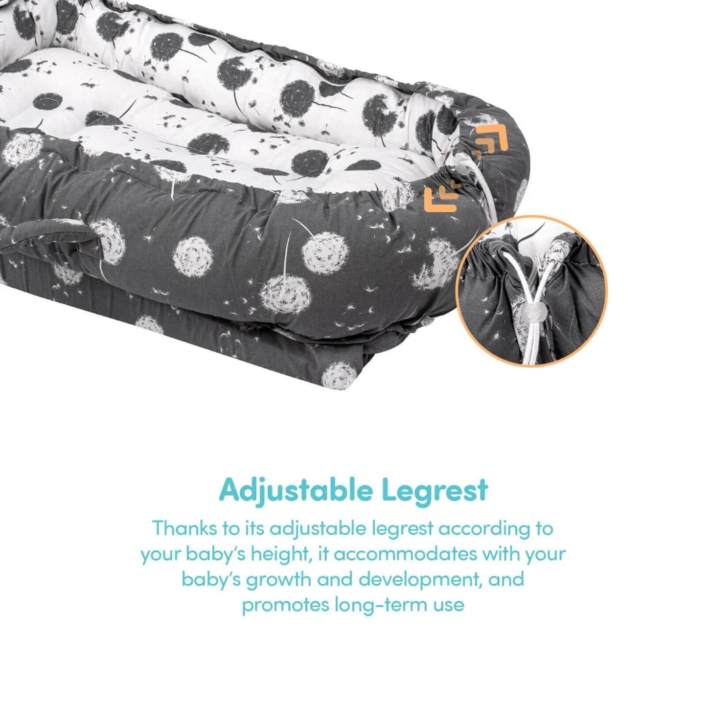 baby plus Mother Side Baby Reflux Bed Dandelion