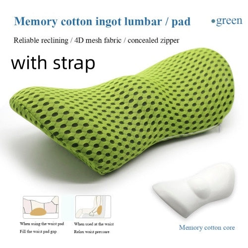 Lumbar Support Pillow For Side Sleepers Pregnancy Relieve Hip Coccyx Sciatica Pain Machine Chair Back Cushion Waist Car Seat
