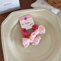 Macaron Bow Towel Ring Hair Rope Does Not Hurt High Elasticity