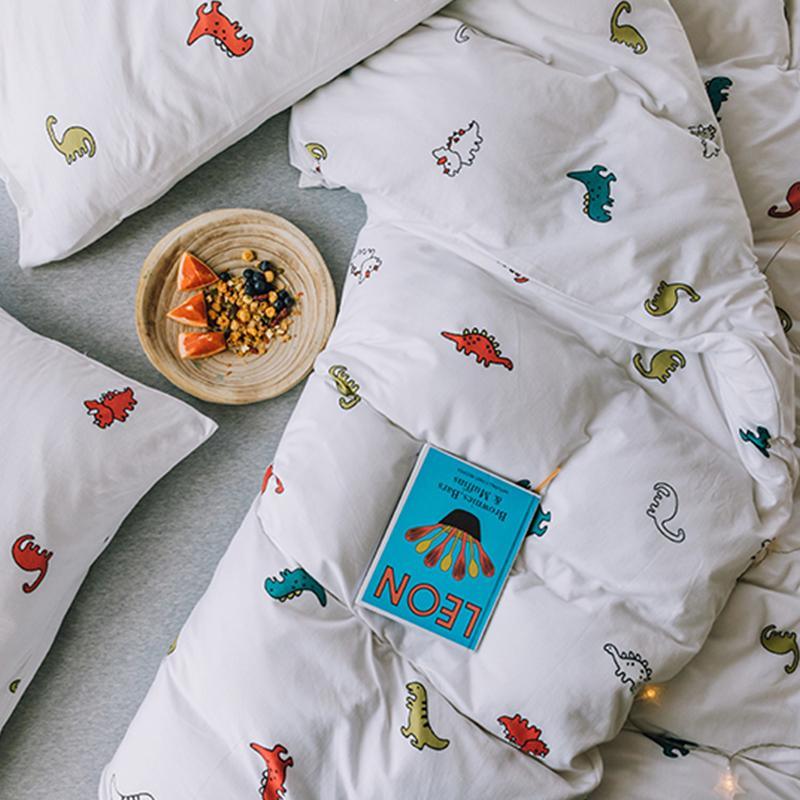 CA514 Cotton Duvet Cover + Bed Sheet + 2 Pillowcases, King, More Patterns Available