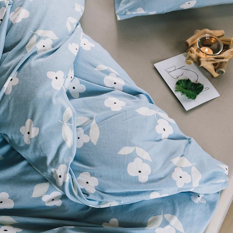 CA514 Cotton Duvet Cover + Bed Sheet + 2 Pillowcases, King, More Patterns Available