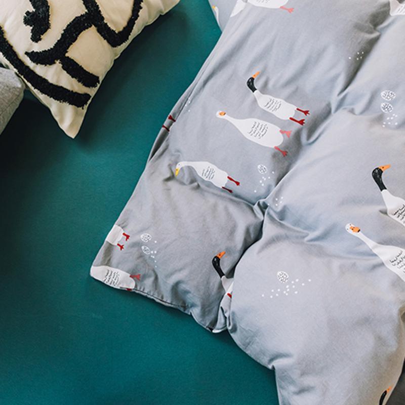 CA514 Cotton Duvet Cover + Bed Sheet + 2 Pillowcases, King, More Patterns Available