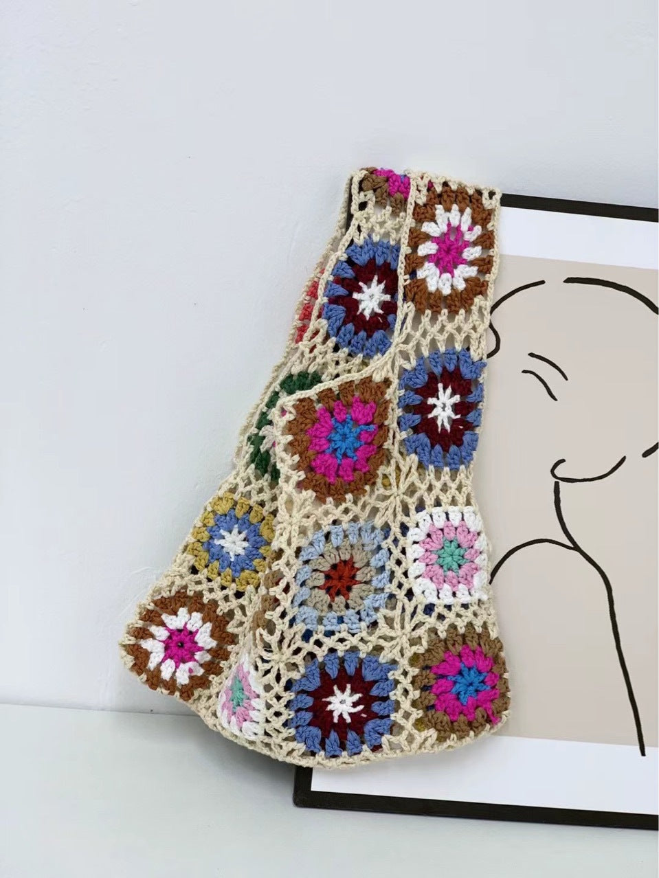 Fashion Retro Women's Ethnic Pattern Woven Bag