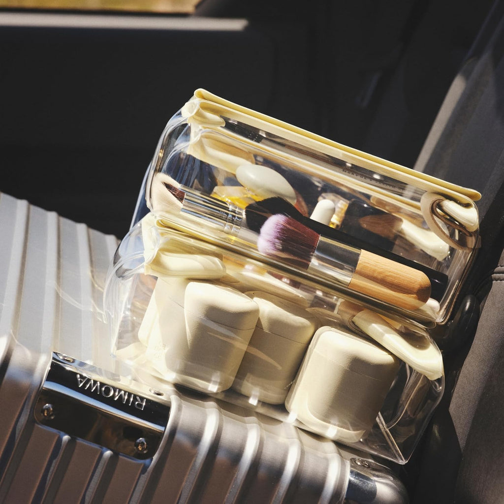 Cadence Travel Containers - 2 Piece Haircare Set | Magnetic TSA-Approved Capsules (Eucalyptus)