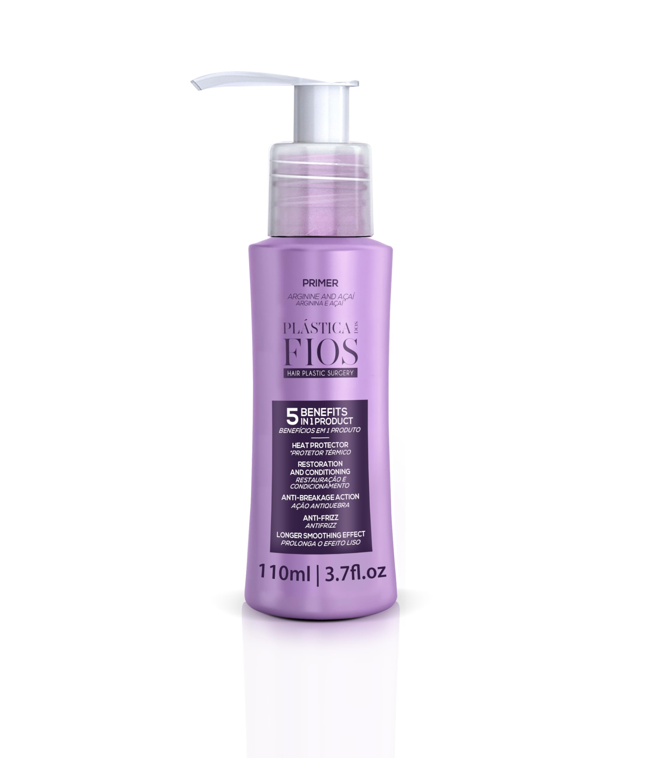 CADIVEU Plastica Dos Fios Smoothing Set – Keratin Hair Smoothing Kit (Shampoo, Conditioner, Hair Primer, Hair Mask)