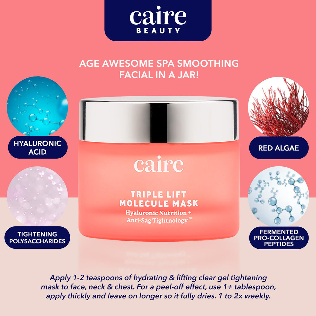 Caire Beauty Hyaluronic Acid Gel Mask — Anti-Aging Face Lift, 15ml
