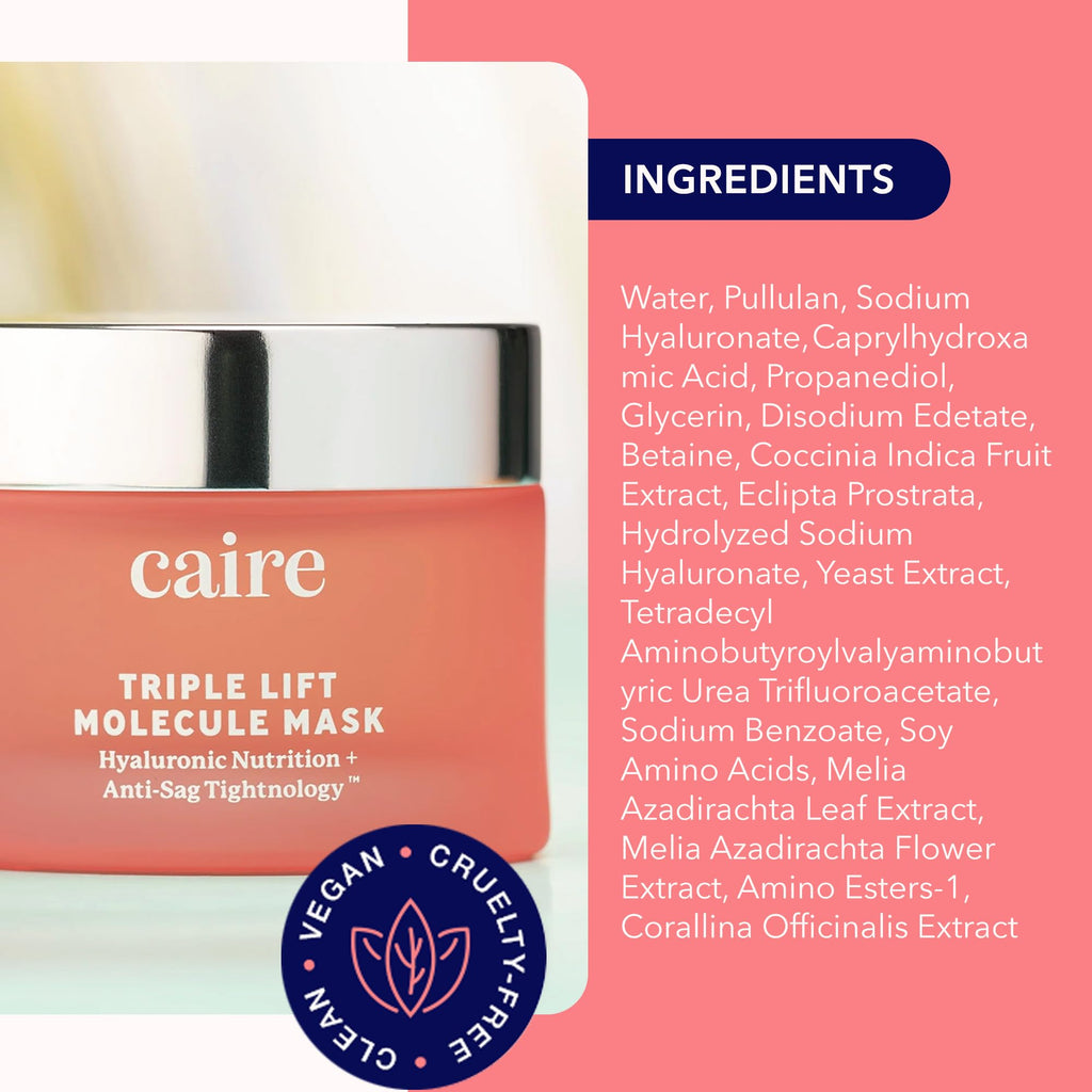 Caire Beauty Hyaluronic Acid Gel Mask — Anti-Aging Face Lift, 15ml