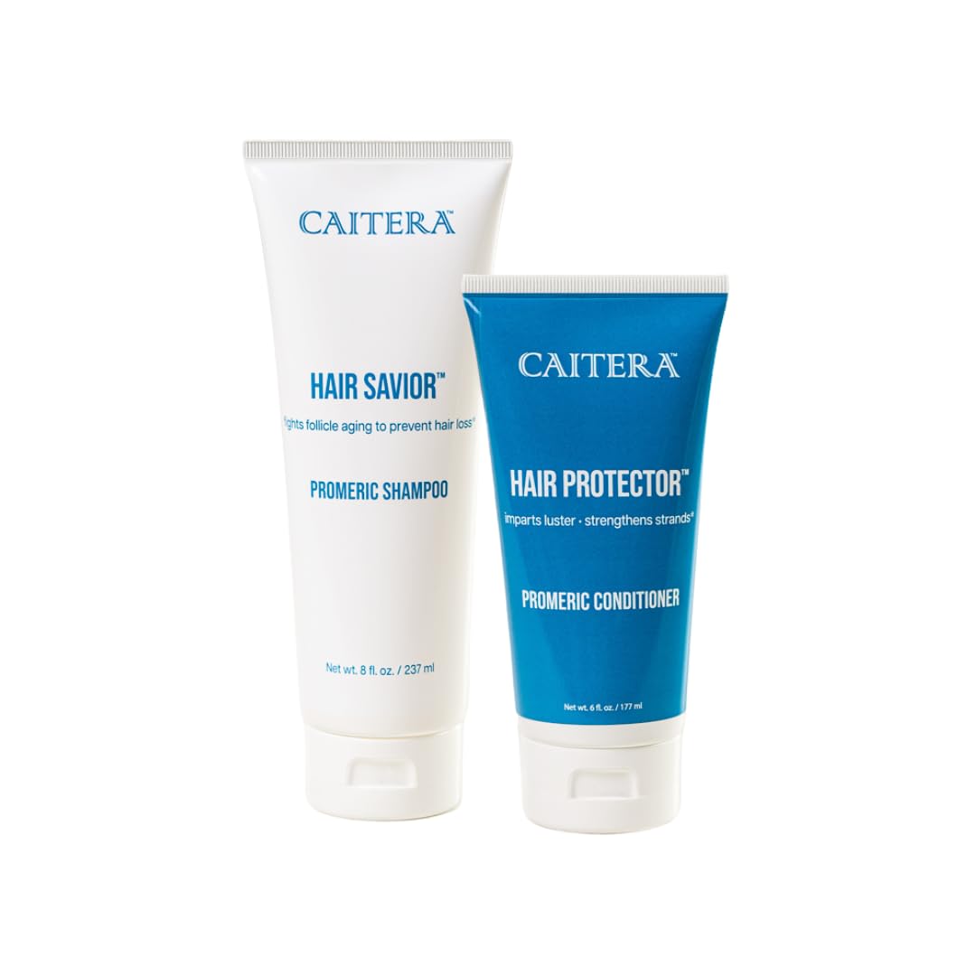 Caitera Promeric Shampoo & Conditioner Bundle for Thicker Hair | Turmeric, Biotin, Procapil