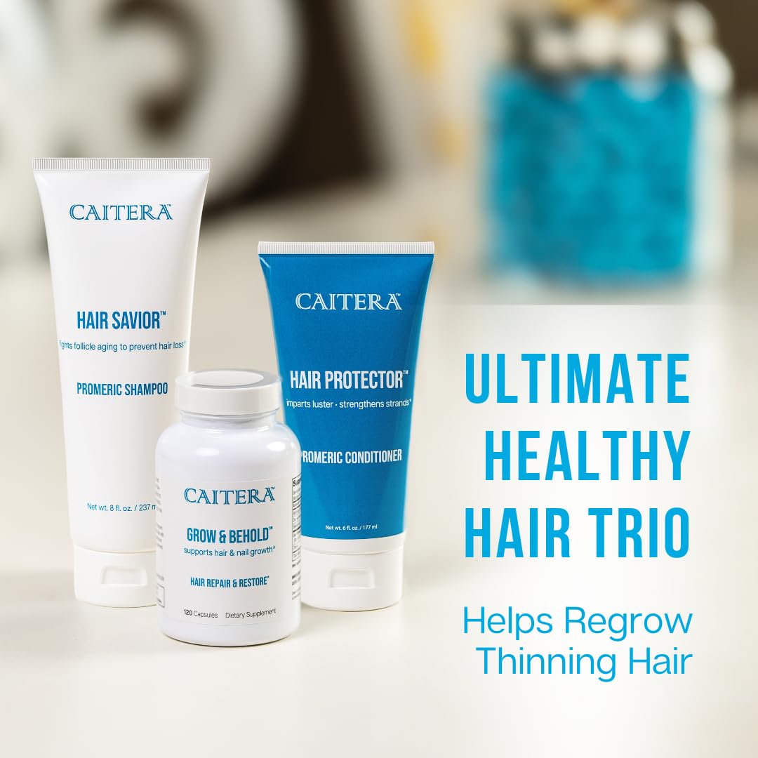 Caitera Ultimate Healthy Hair Trio for Fuller, Lustrous Hair | Procapil® + Saw Palmetto