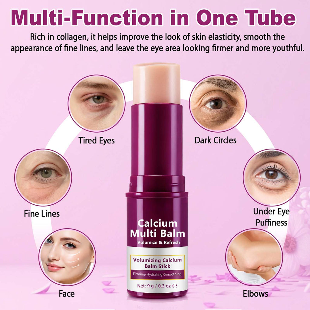 Calcium Multi Balm 2-Pack – Deep Moisturizing Balm Stick for Face, Eyes & Neck