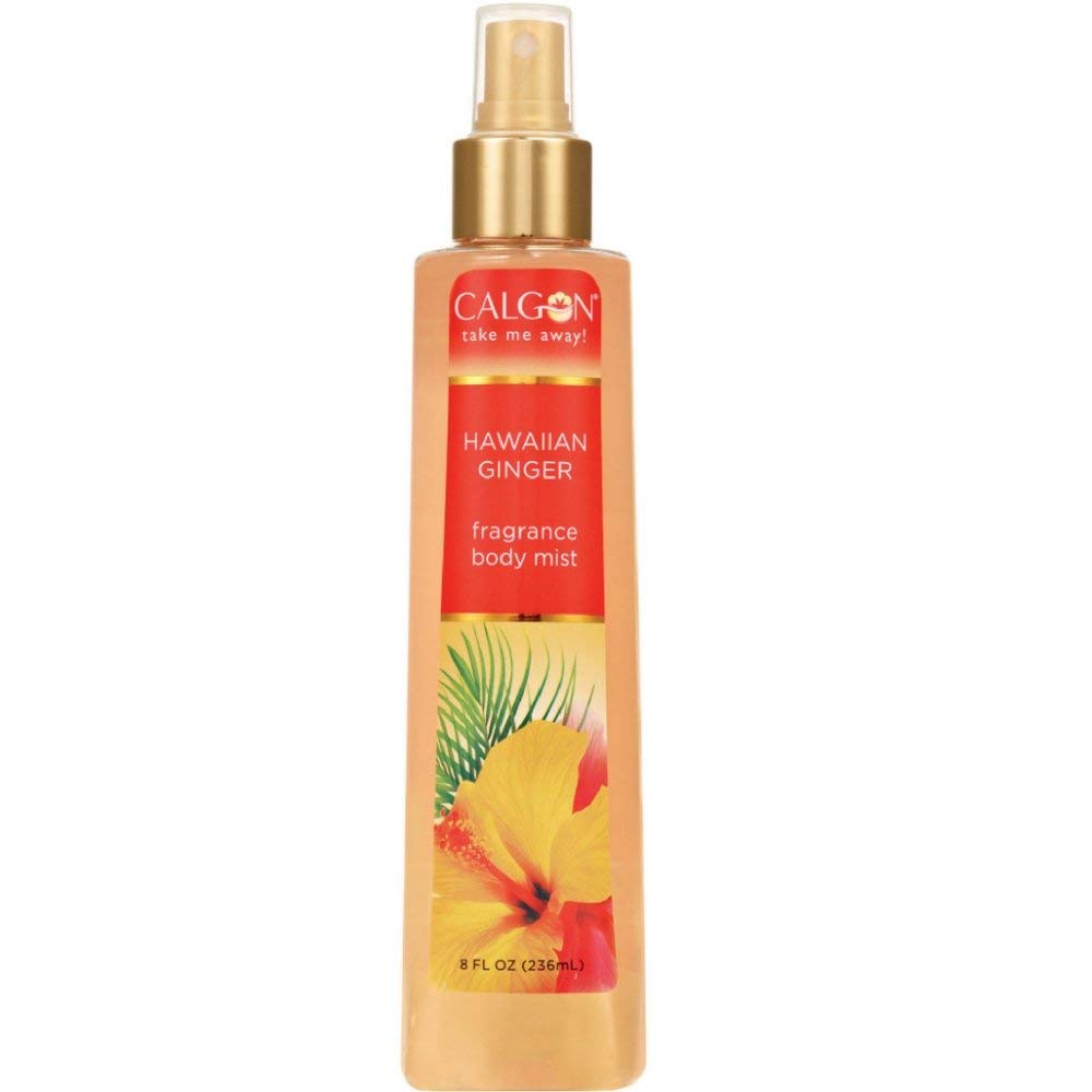 Calgon Hawaiian Ginger Fragrance Body Mist 8 oz – Pack of 3
