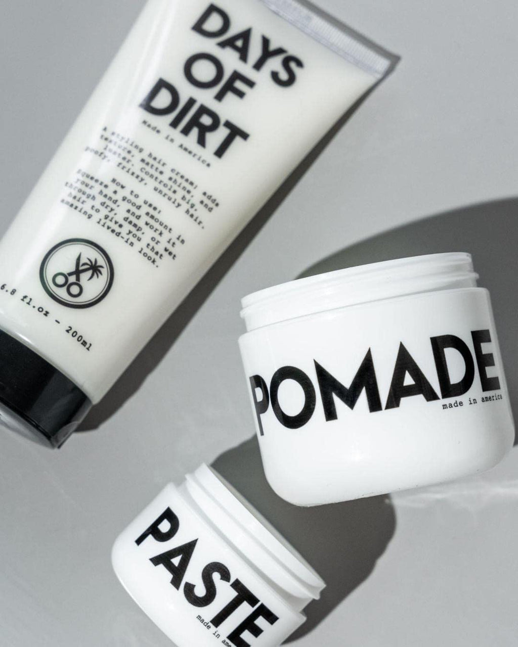 California Born Days of Dirt Hair Styling Cream – No-Hold Texture & Shine (USA Made)