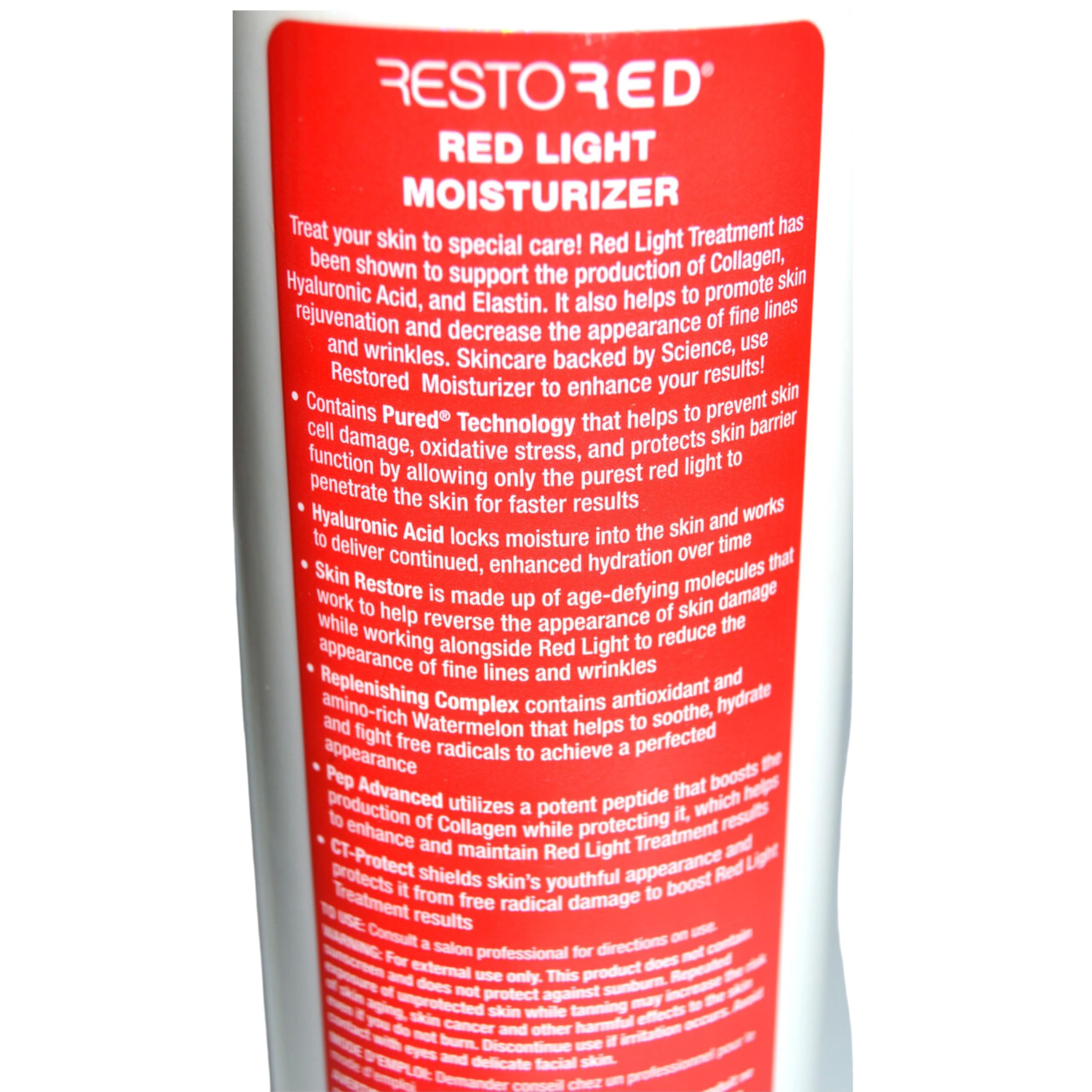 California Tan Restored Moisturizer – Daily Body Lotion (16 oz) | Red Light Therapy Ready