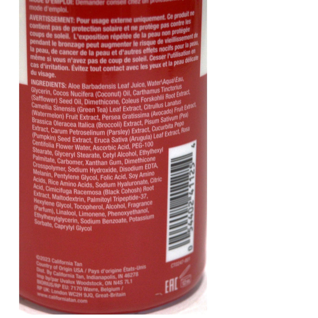 California Tan Restored Moisturizer – Daily Body Lotion (16 oz) | Red Light Therapy Ready