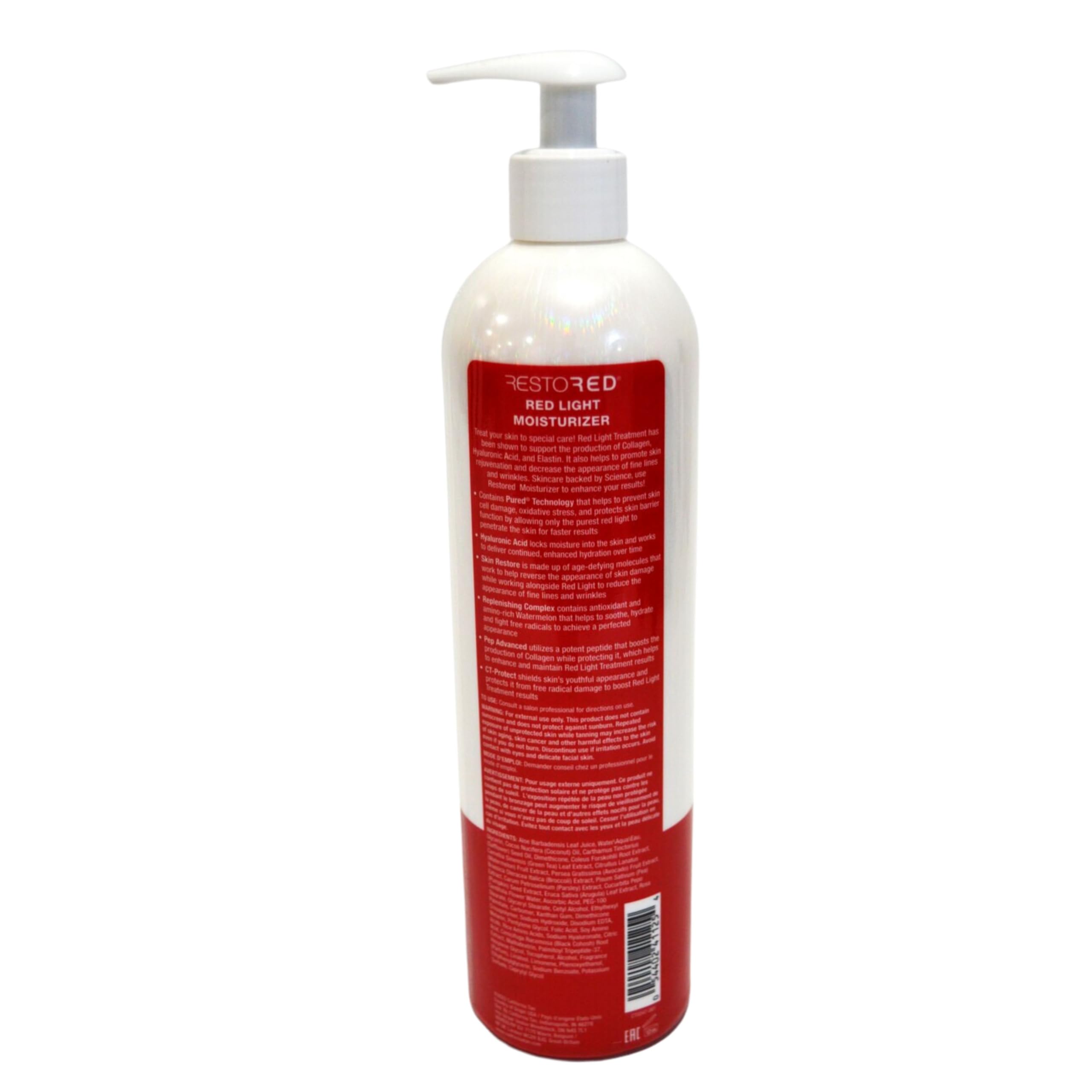 California Tan Restored Moisturizer – Daily Body Lotion (16 oz) | Red Light Therapy Ready