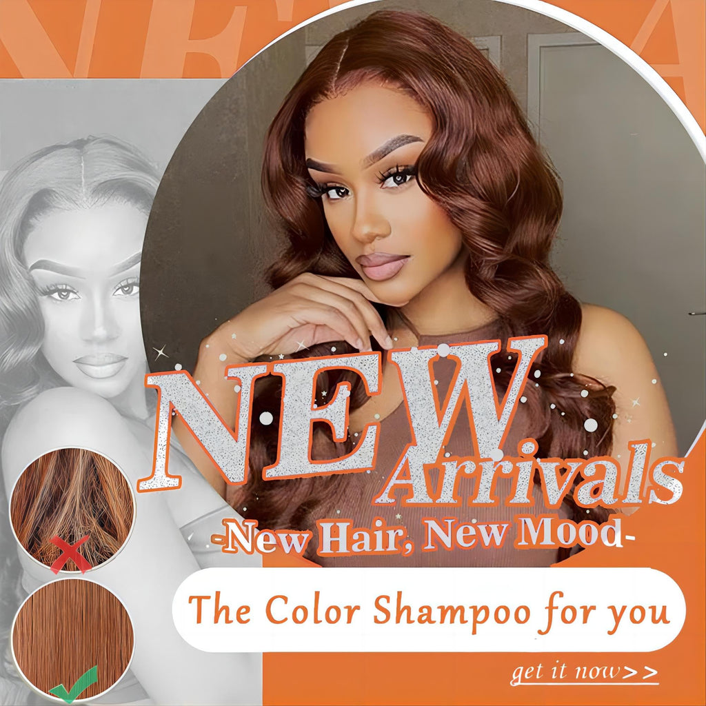 Callmynm Instant Wine Red Hair Dye Shampoo 3-in-1 for Gray Hair | 16.9 fl oz