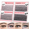 Calphdiar Wispy Lash Clusters – 230pcs, 4 Styles, 10-18mm