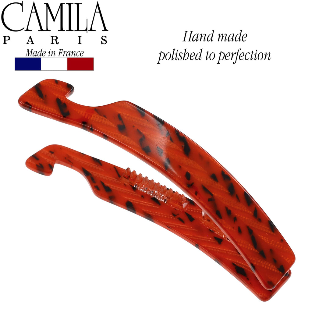 Camila Paris CP2510 4-Inch Banana Clip – Handmade Victory Red Hair Accessory